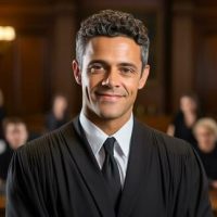 a-male-lawyer-stands-confidently-in-the-courtroom-a-portrait-capturing-his-professionalism-and-dedication-to-the-law-generative-ai-photo